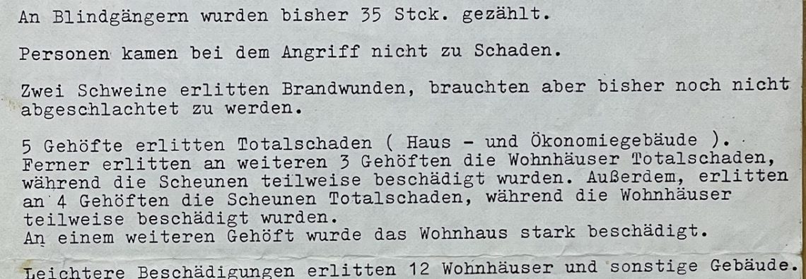 Feindfliegerangriff 2.3.1944 Staudt